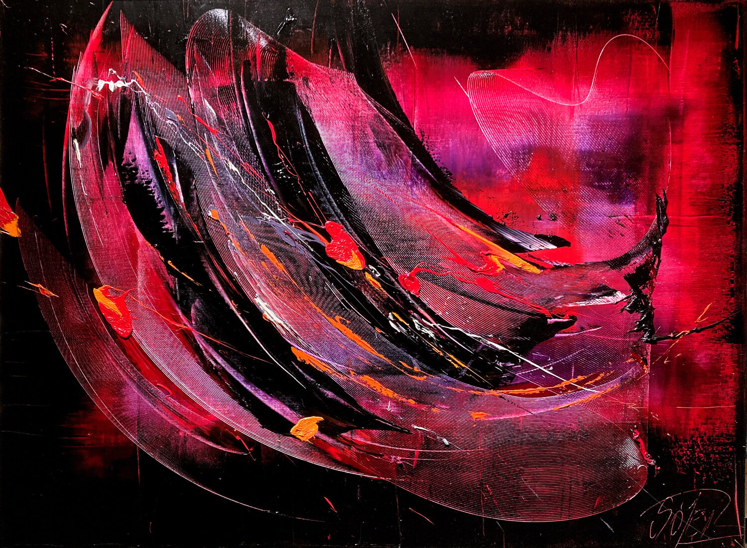 Référence S 64 - Huile sur toile 97x130cm Jean Soyer Original painting for sale