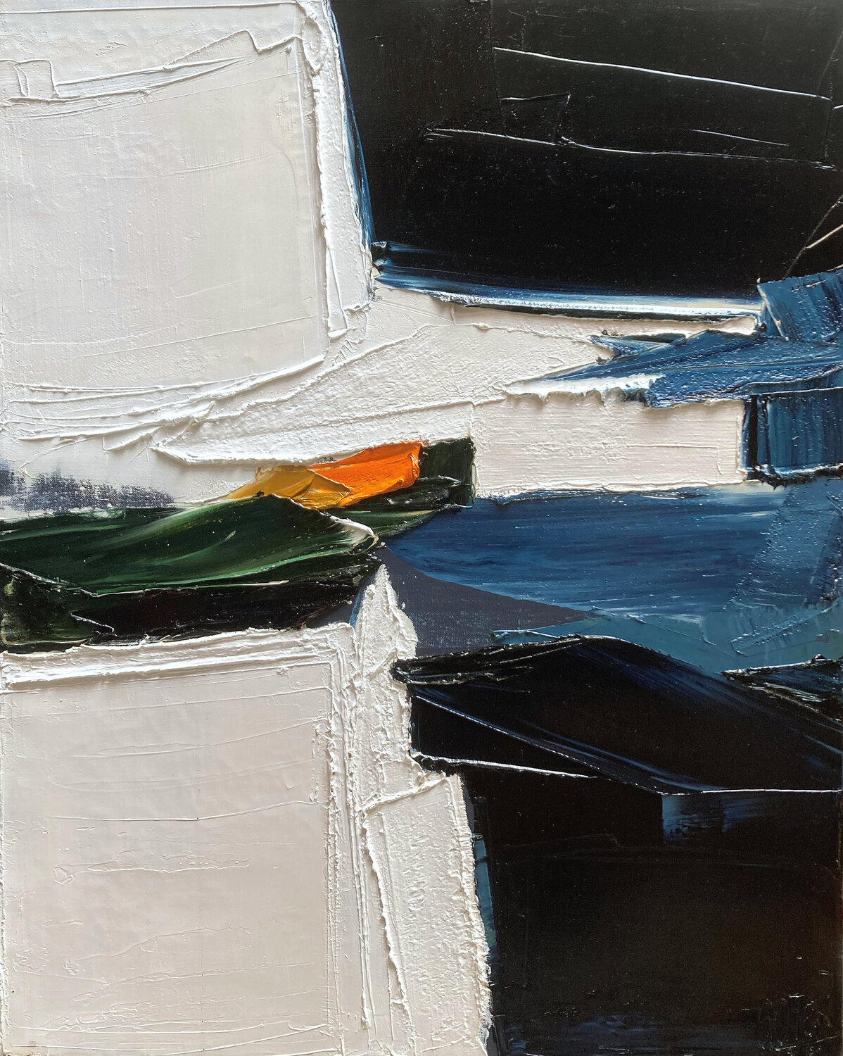 Réf. 92 01 07 - Huile sur toile 81x65cm Jean Soyer Original painting for sale