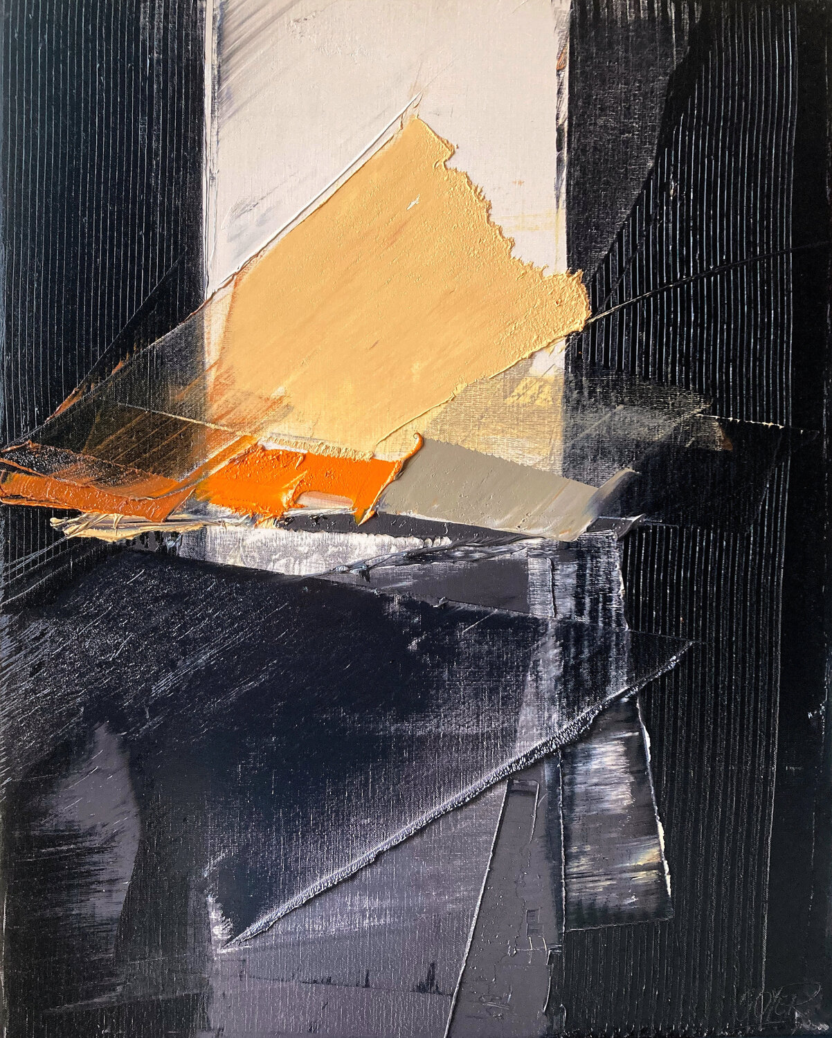 Référence 2000 11 08 - Huile sur toile 92x73cm Jean Soyer Original painting for sale