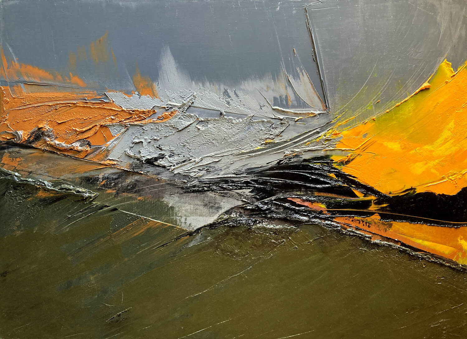 Référence 2000 09 07 - Huile sur toile 73x100cm Jean Soyer Original painting for sale