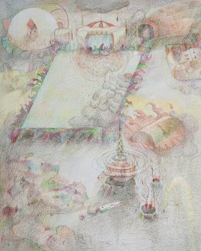 Topography of a Dream VI by Edith Torony, Drawing for Sale on Select