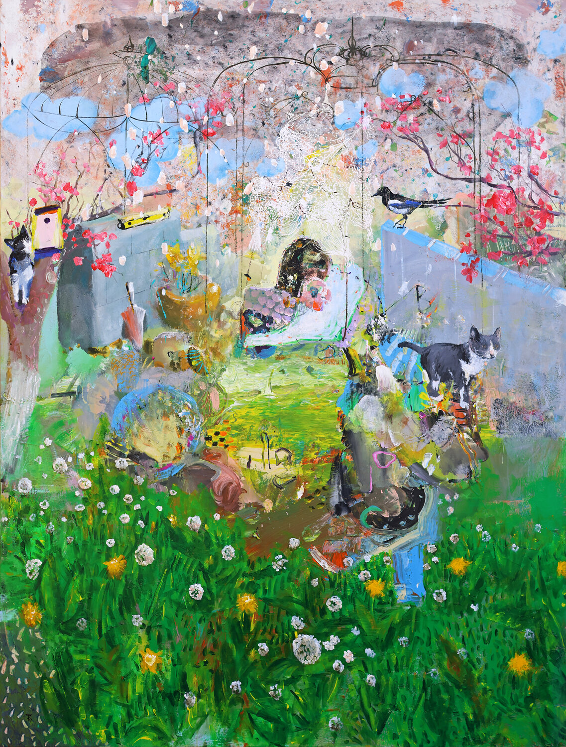 Tales From Eden Edith Torony Original painting for sale