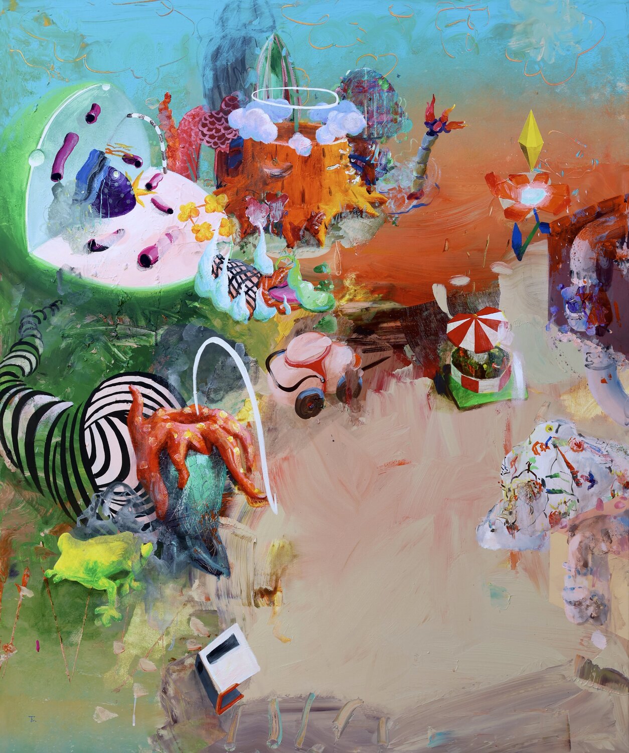 The Ordinary And The Divine XXIII Edith Torony Original painting for sale