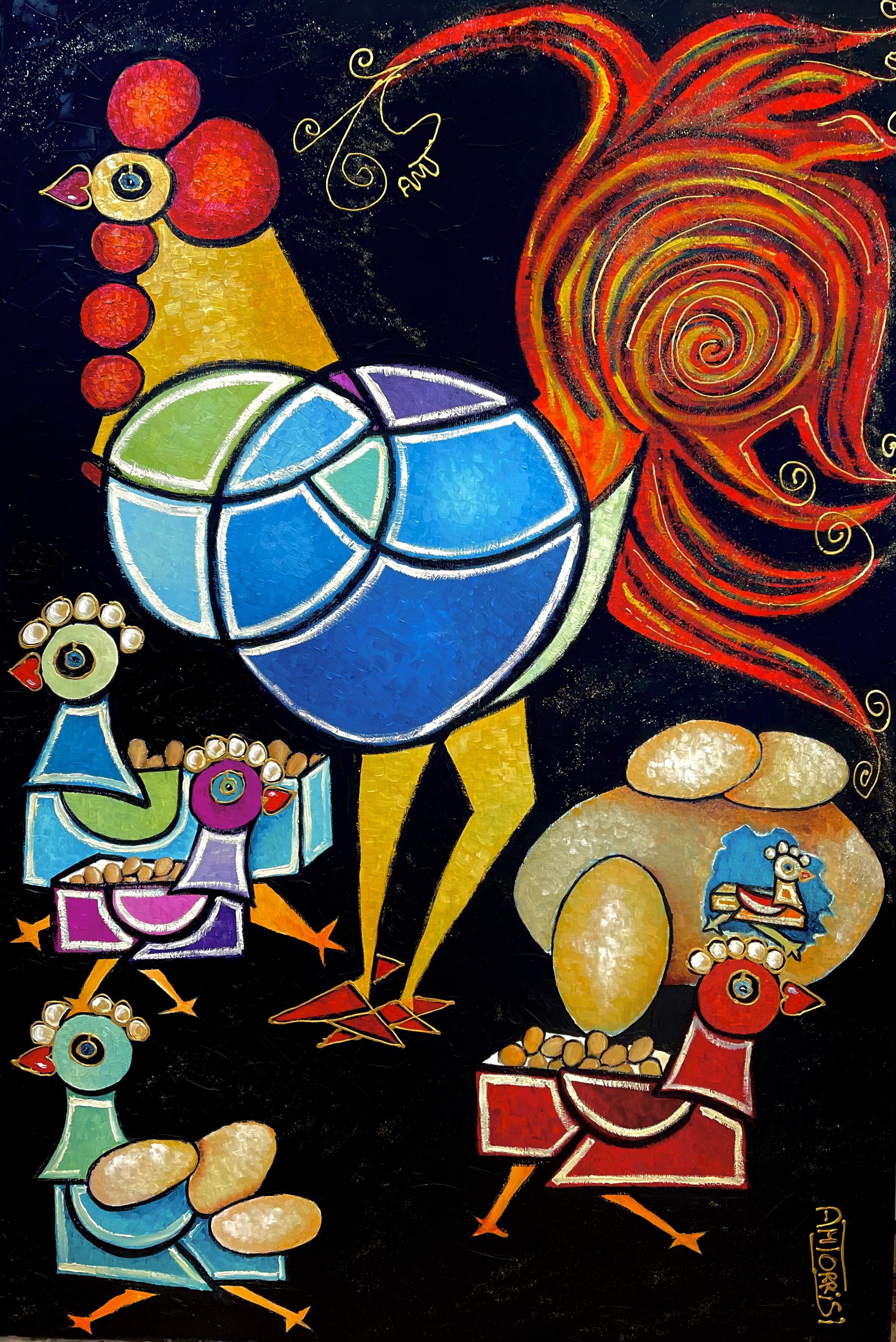 Topic Rooster paintings