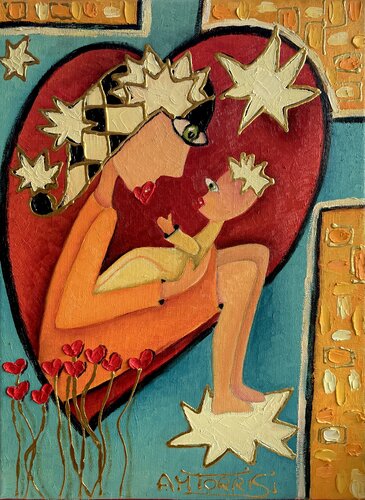 AMOUR INFINI by Anne-Marie Torrisi, Painting for Sale on Select