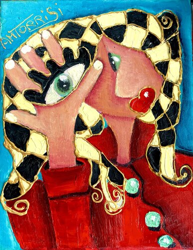 LE BON OEIL2 by Anne-Marie Torrisi, Painting for Sale on Select