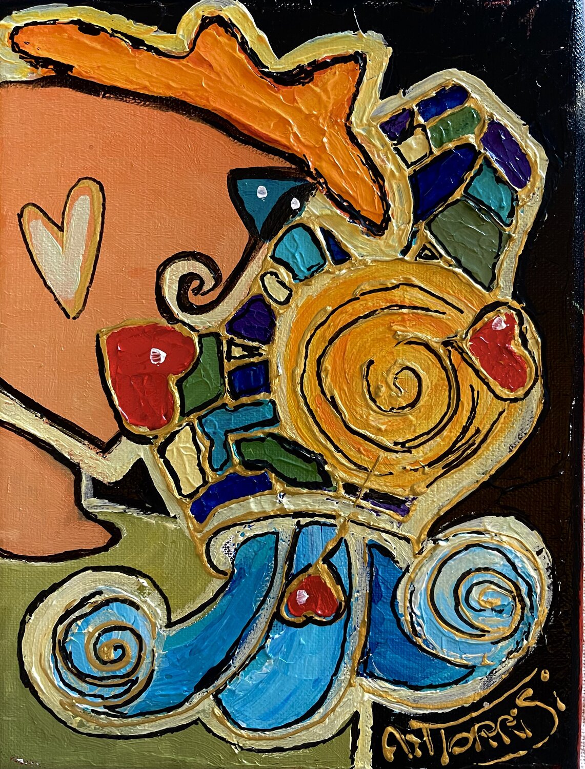VERSEAU Anne-Marie Torrisi Original painting for sale