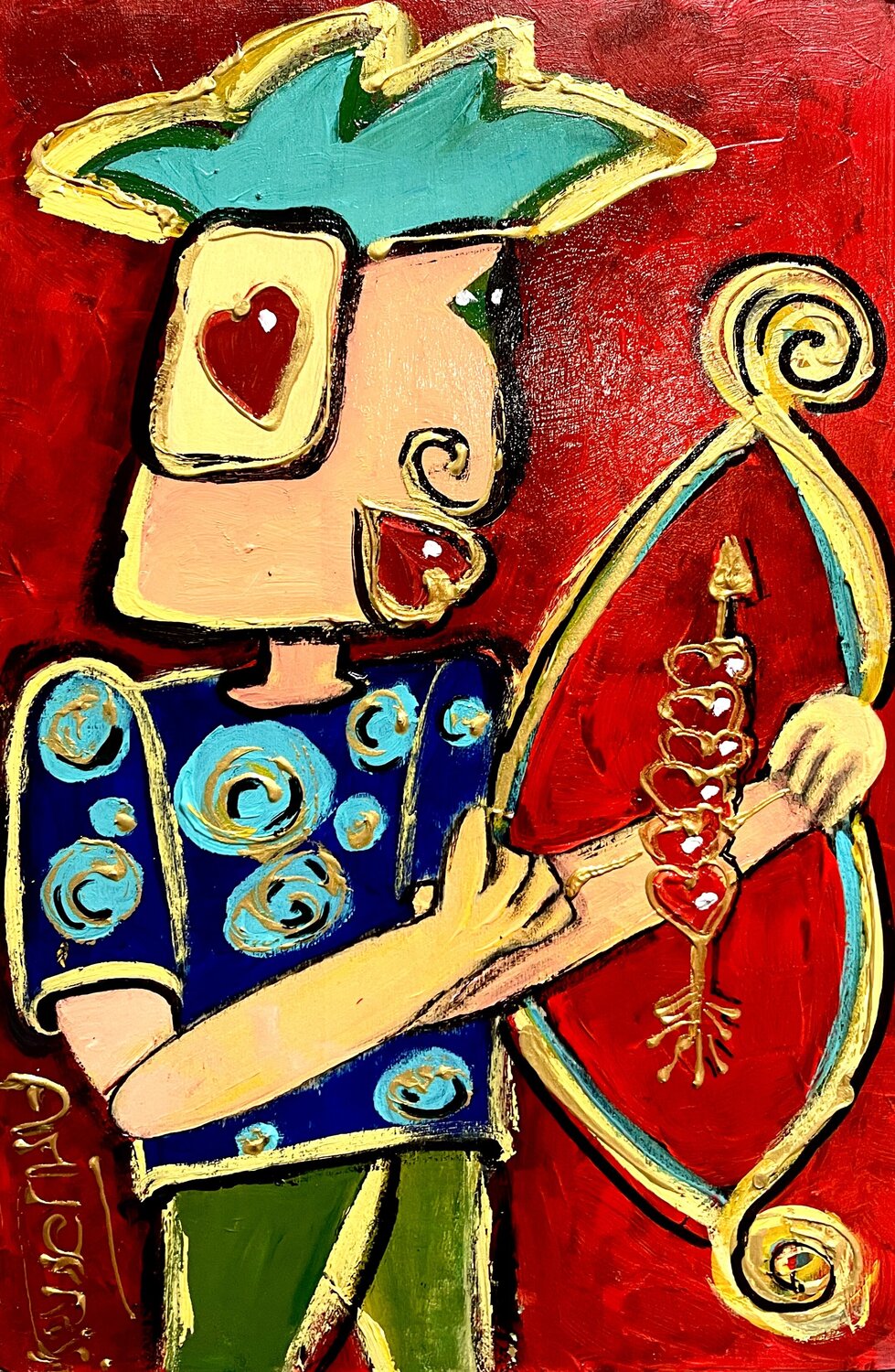 SAGITTAIRE astrologie Anne-Marie Torrisi Original painting for sale