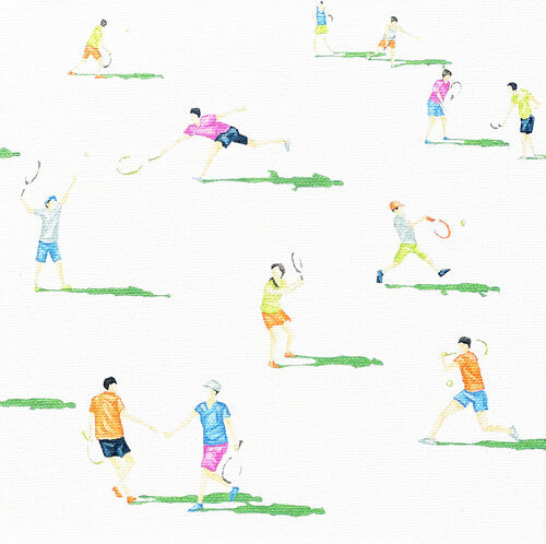 Game On 08 by Stephanie Ho, Painting for Sale on Select