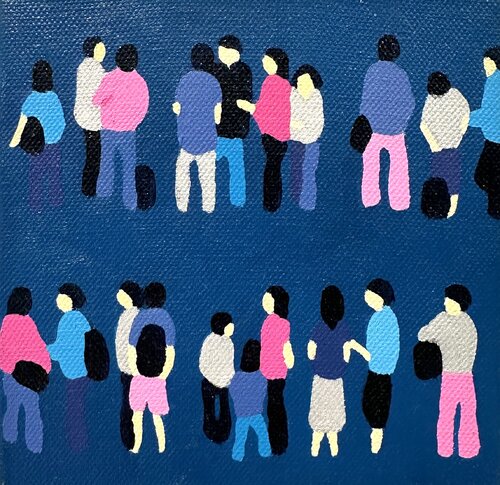 Queue 03 by Stephanie Ho, Painting for Sale on Select