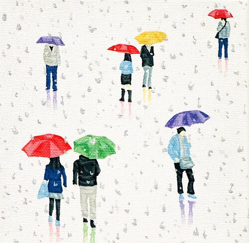Rain-Bow Nano 04 by Stephanie Ho, Painting for Sale on Select