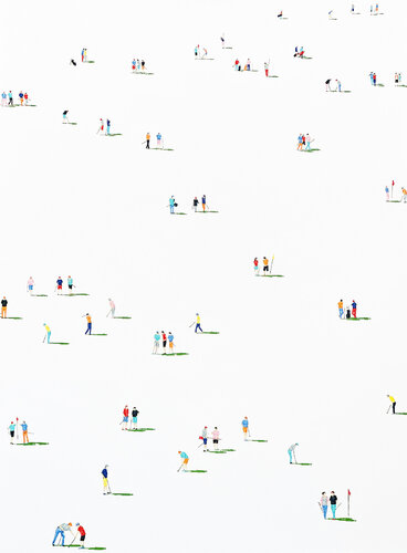 Golfers 53 by Stephanie Ho, Painting for Sale on Select
