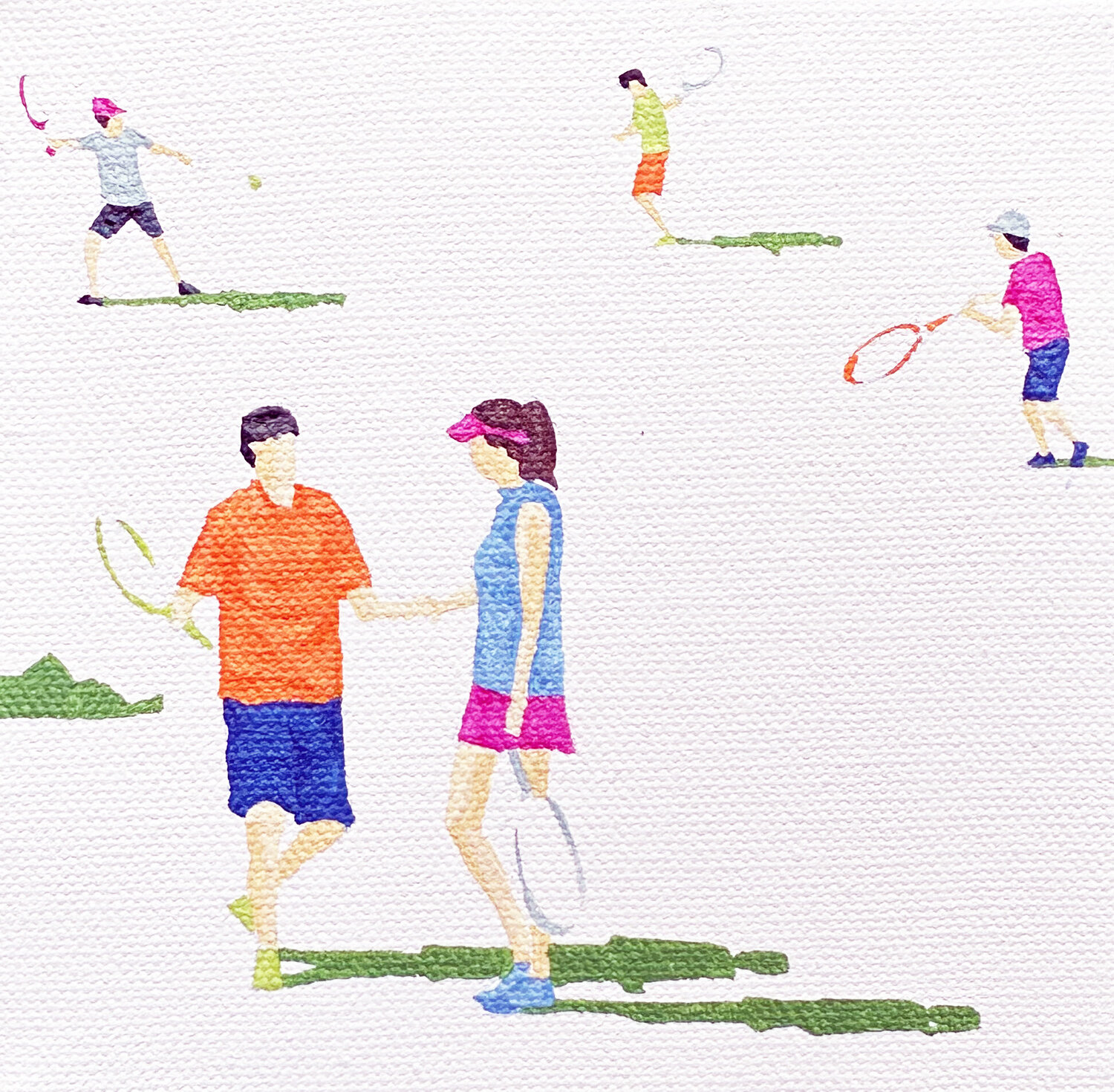 Game On Nano 16 Stephanie Ho Original painting for sale