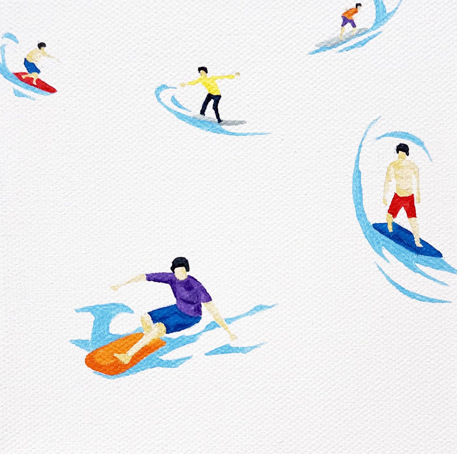 Waves Nano 05 Stephanie Ho Original painting for sale
