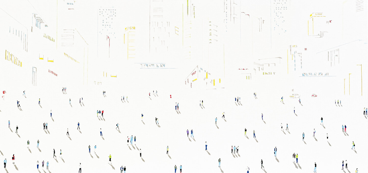 City Calling 01 Stephanie Ho Original painting for sale