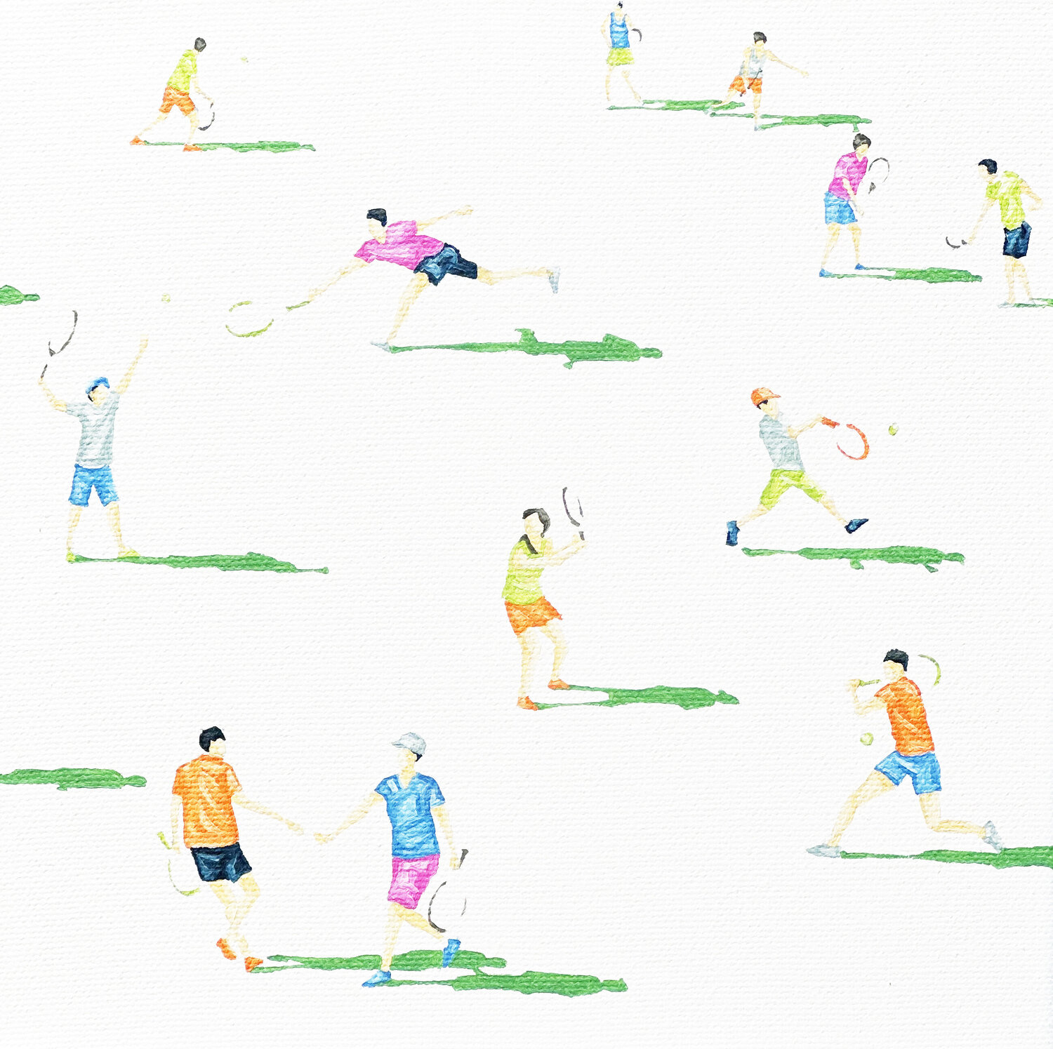 Game On 08 Stephanie Ho Original painting for sale