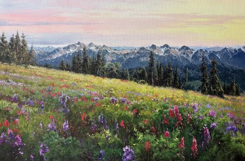 A Day Begins by Emil Kasymov, Painting for Sale on Select