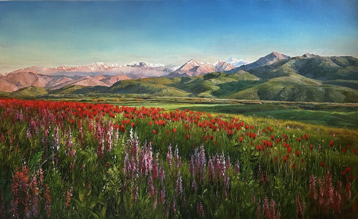 Rare Beauty Emil Kasymov Original painting for sale