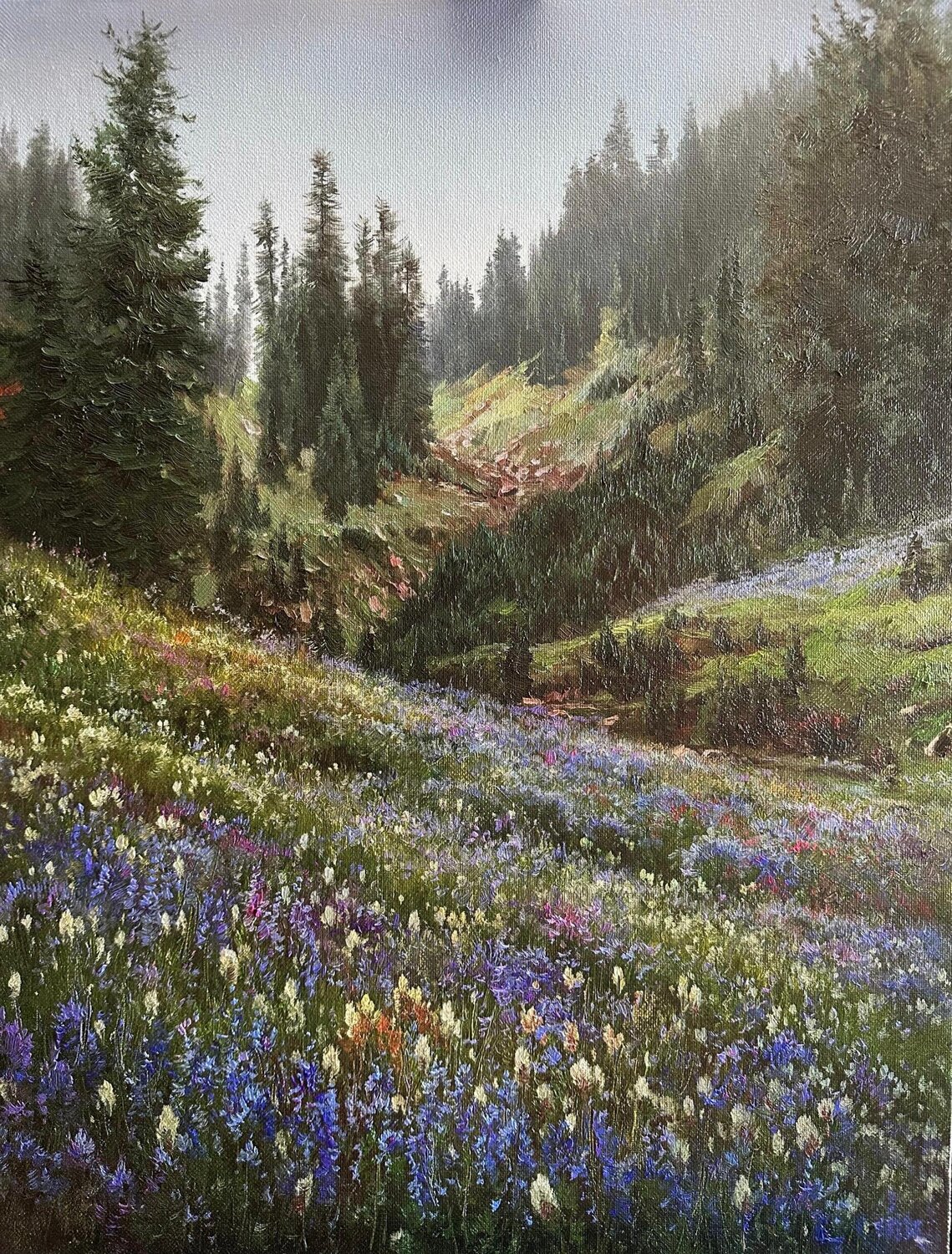 Song of the Mist Emil Kasymov Original painting for sale