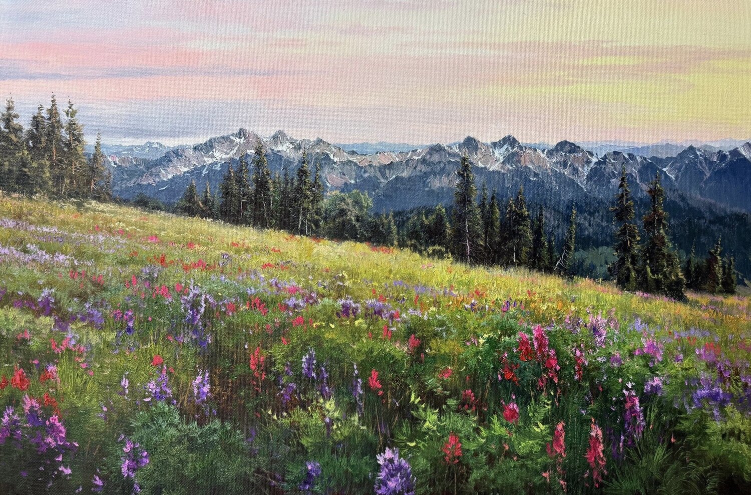 A Day Begins Emil Kasymov Original painting for sale