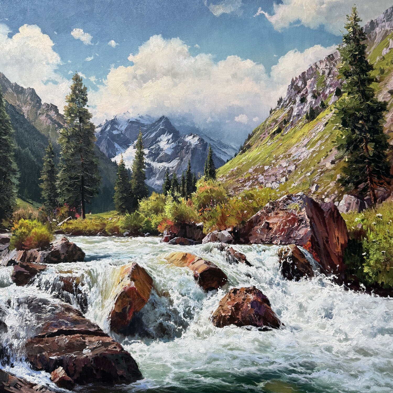 Living Water Emil Kasymov Original painting for sale