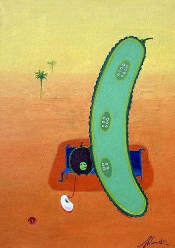 With a Sea View by Shlomit Aharonovitch, Painting for Sale on Select
