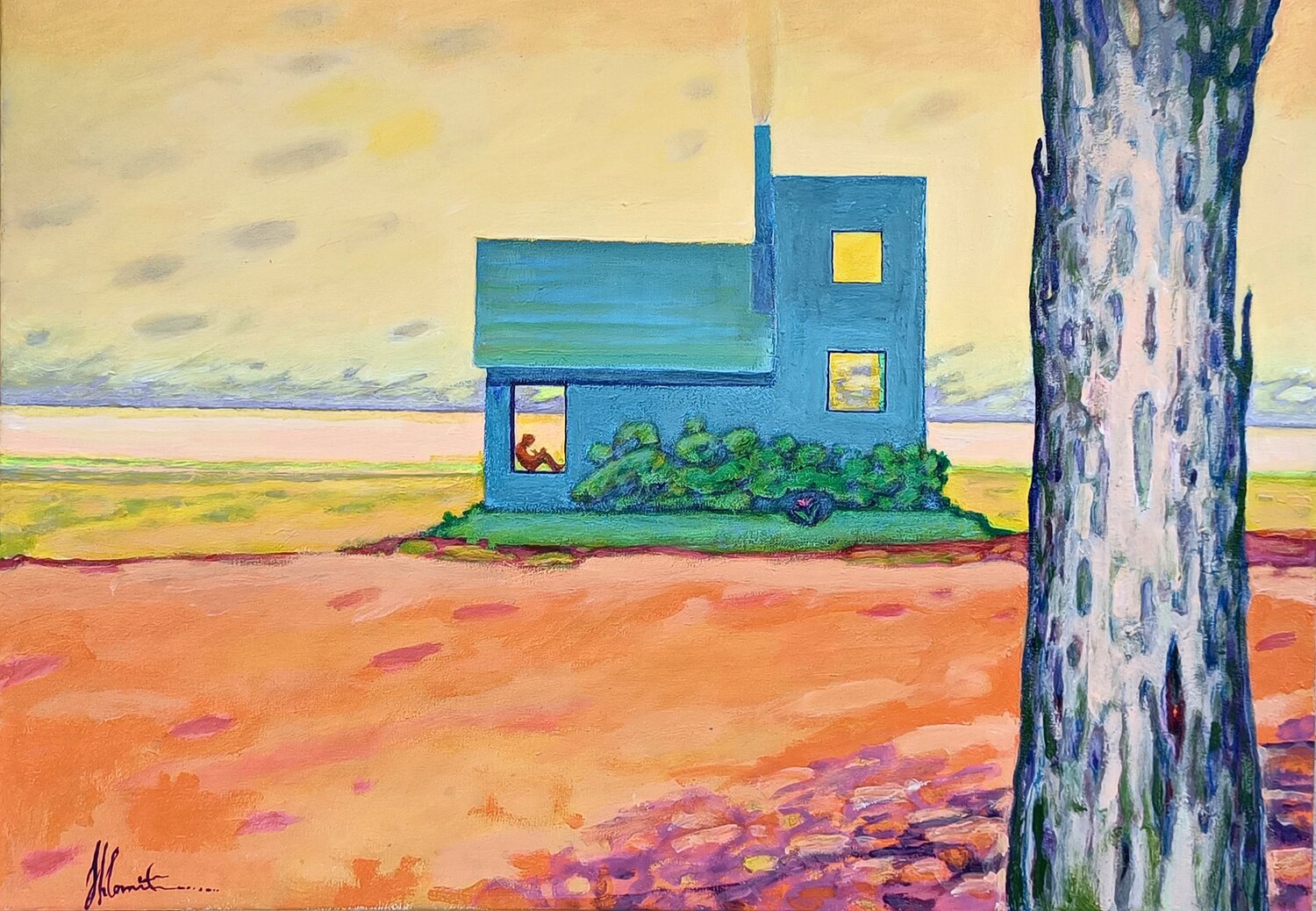 Together in the Place Shlomit Aharonovitch Original painting for sale