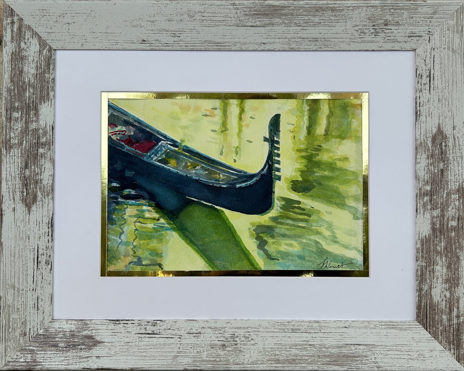 Venice. Beginning of Day Shlomit Aharonovitch Original painting for sale