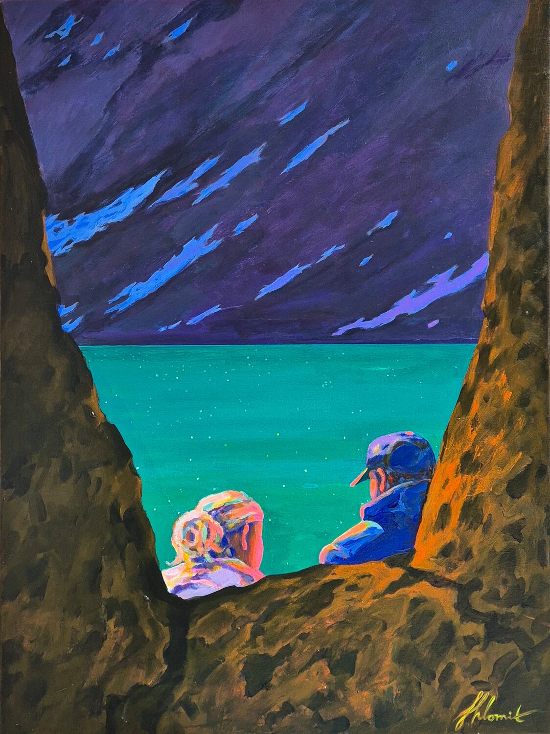 Attentiveness Shlomit Aharonovitch Original painting for sale