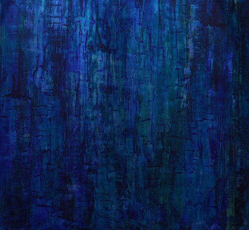 UNTITLED - 22-09-2025 - Blue Period von Pratap Singh, Malerei kaufen auf Select