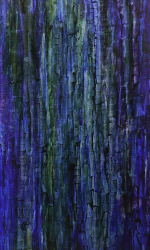 UNTITLED - 04-01-2026  - Blue Period von Pratap Singh, Malerei kaufen auf Select