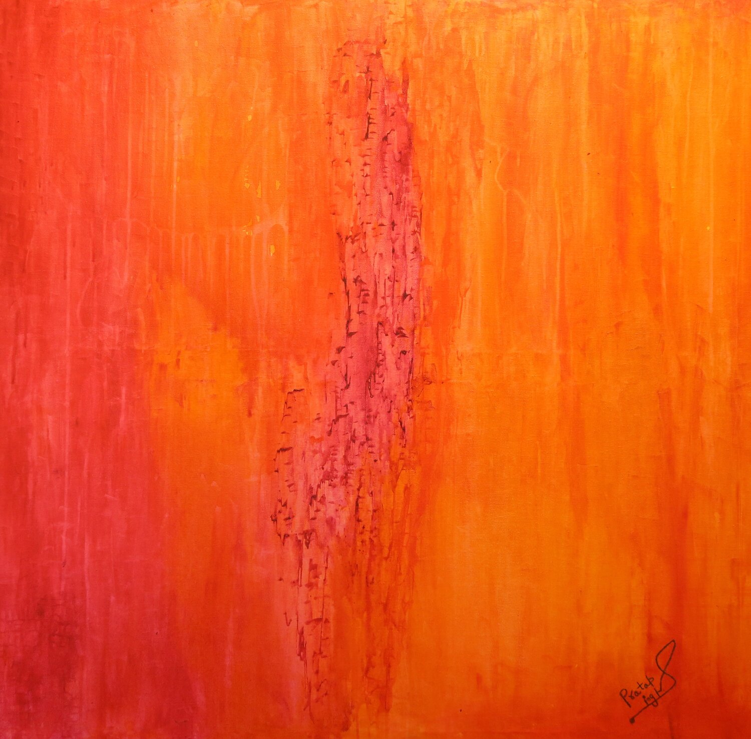 Morning Bliss Pratap Singh Original painting for sale