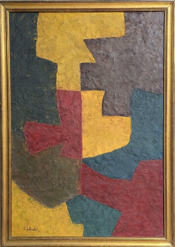 Ascendance fossile by Frédéric Halbreich, Painting for Sale on Select