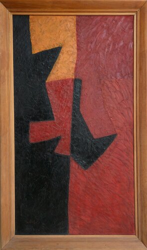 TRANSMISSION DE VALEURS by Frédéric Halbreich, Painting for Sale on Select