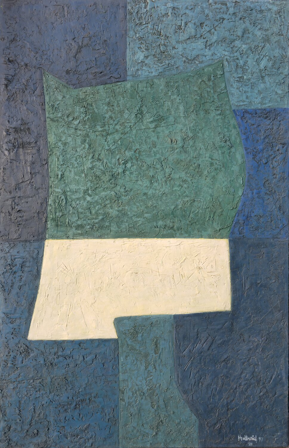 LA RÉPONSE Frédéric Halbreich Original painting for sale
