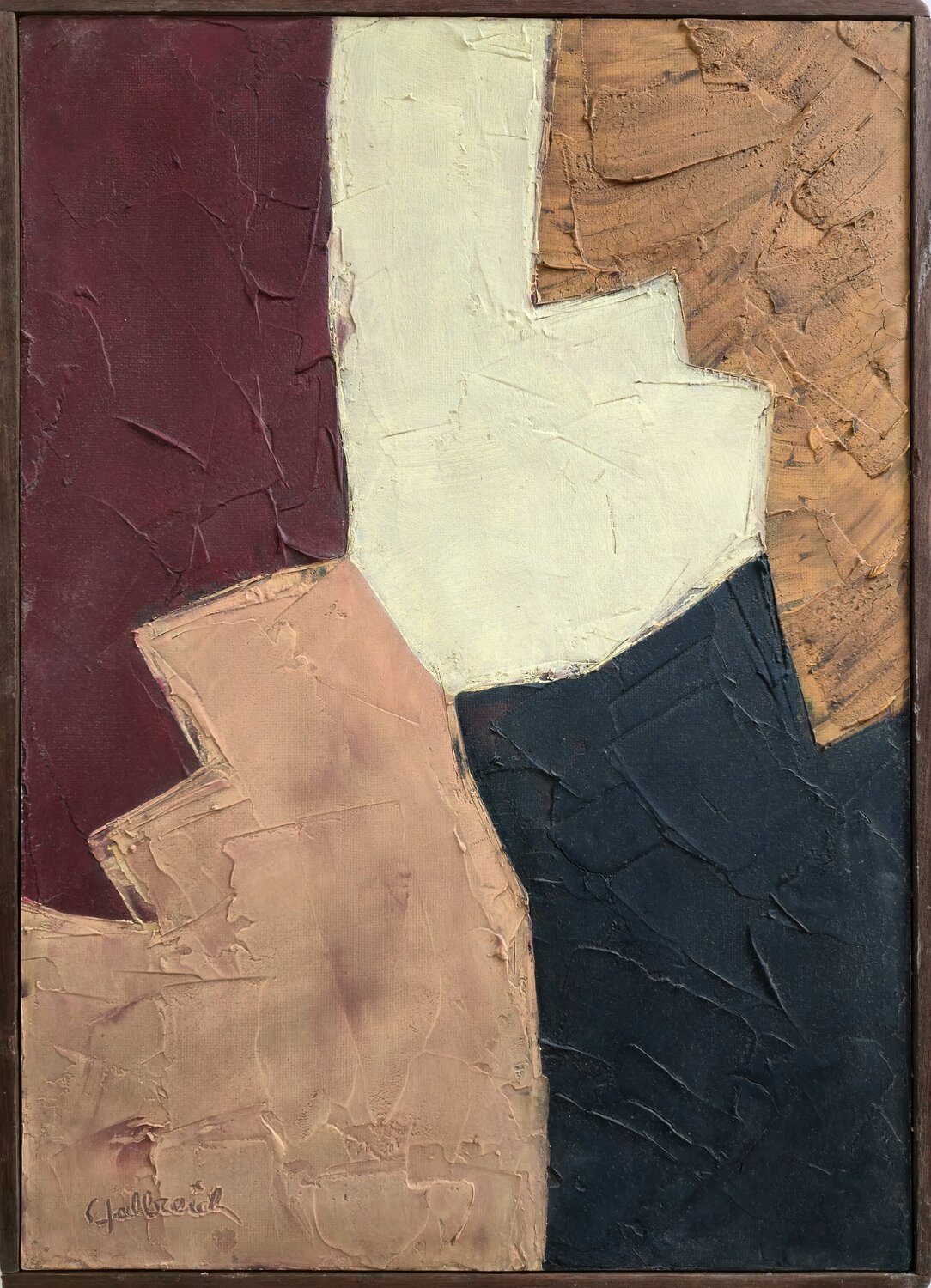 ROUGE APPARENT Frédéric Halbreich Original painting for sale