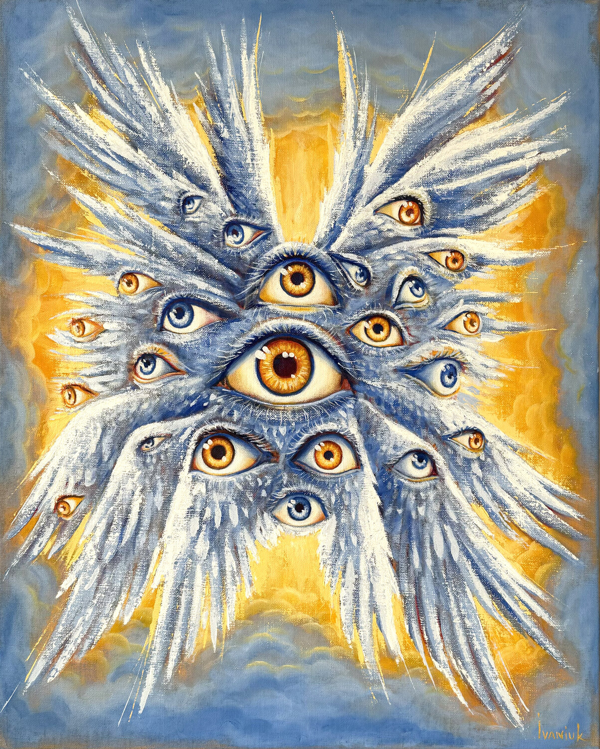 Angel Elena Ivaniuk Original painting for sale