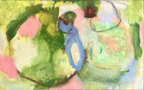 ENTRAMBASAGUAS by Isabel Ruíz Perdiguero, Painting for Sale on Select