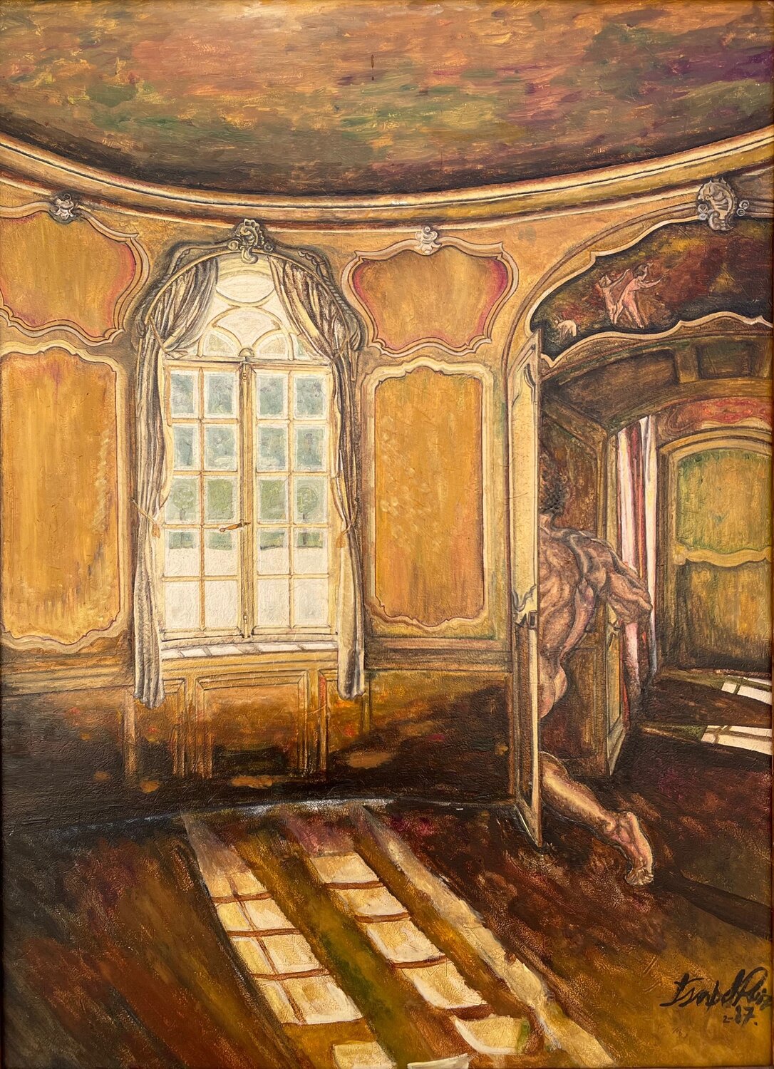 La Escapada Isabel Ruíz Perdiguero Original painting for sale