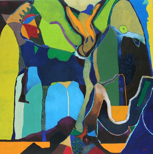 Demoiselles d'avignon by Arribas - Forcada, Painting for Sale on Select