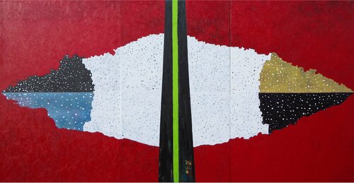 Broken Structure (Catalan Composition) by Arribas - Forcada, Painting for Sale on Select