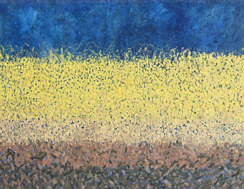 Wheatfield by Arribas - Forcada, Painting for Sale on Select