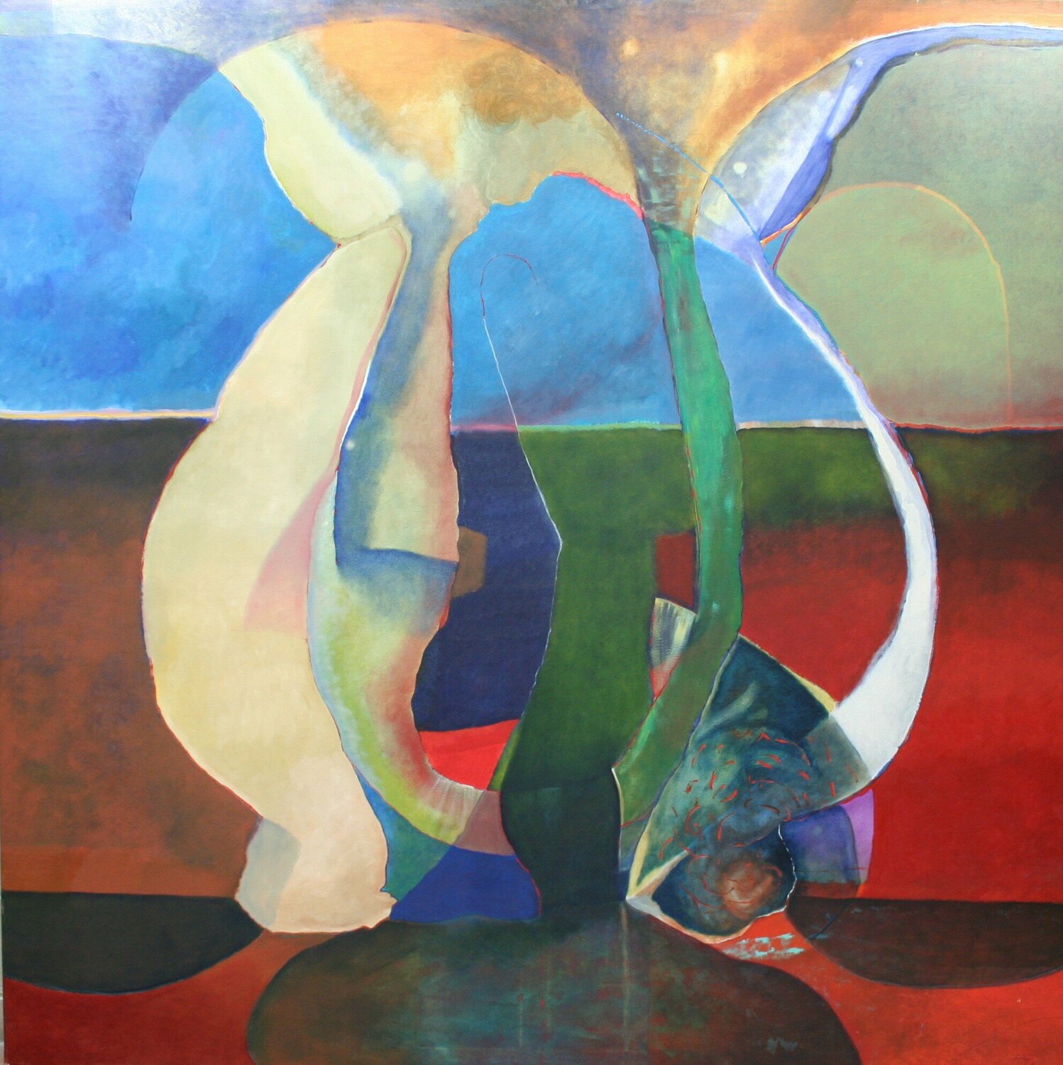 La tortuga Va-lenta Arribas - Forcada Original painting for sale