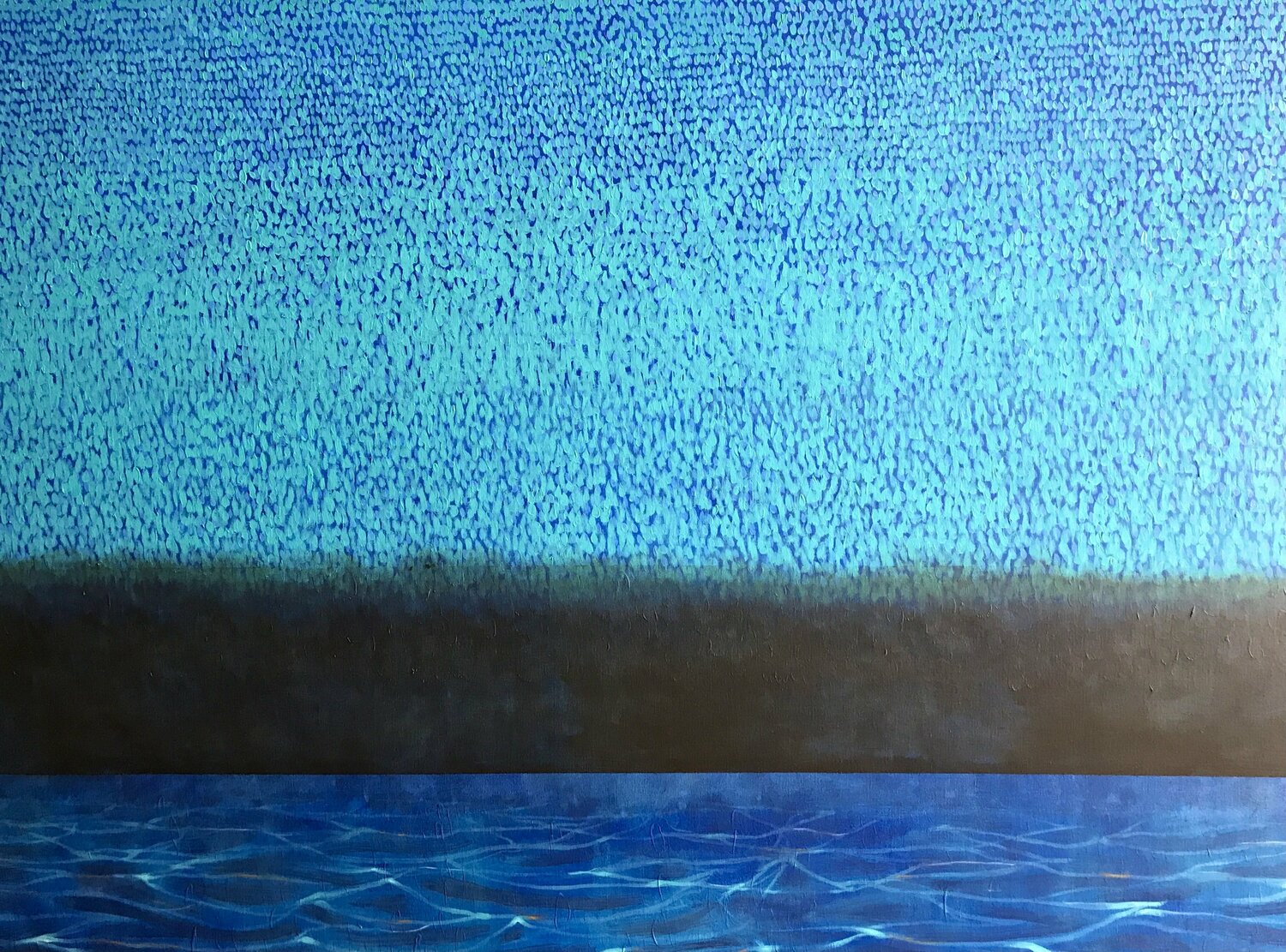 Mediterranean Arribas - Forcada Original painting for sale