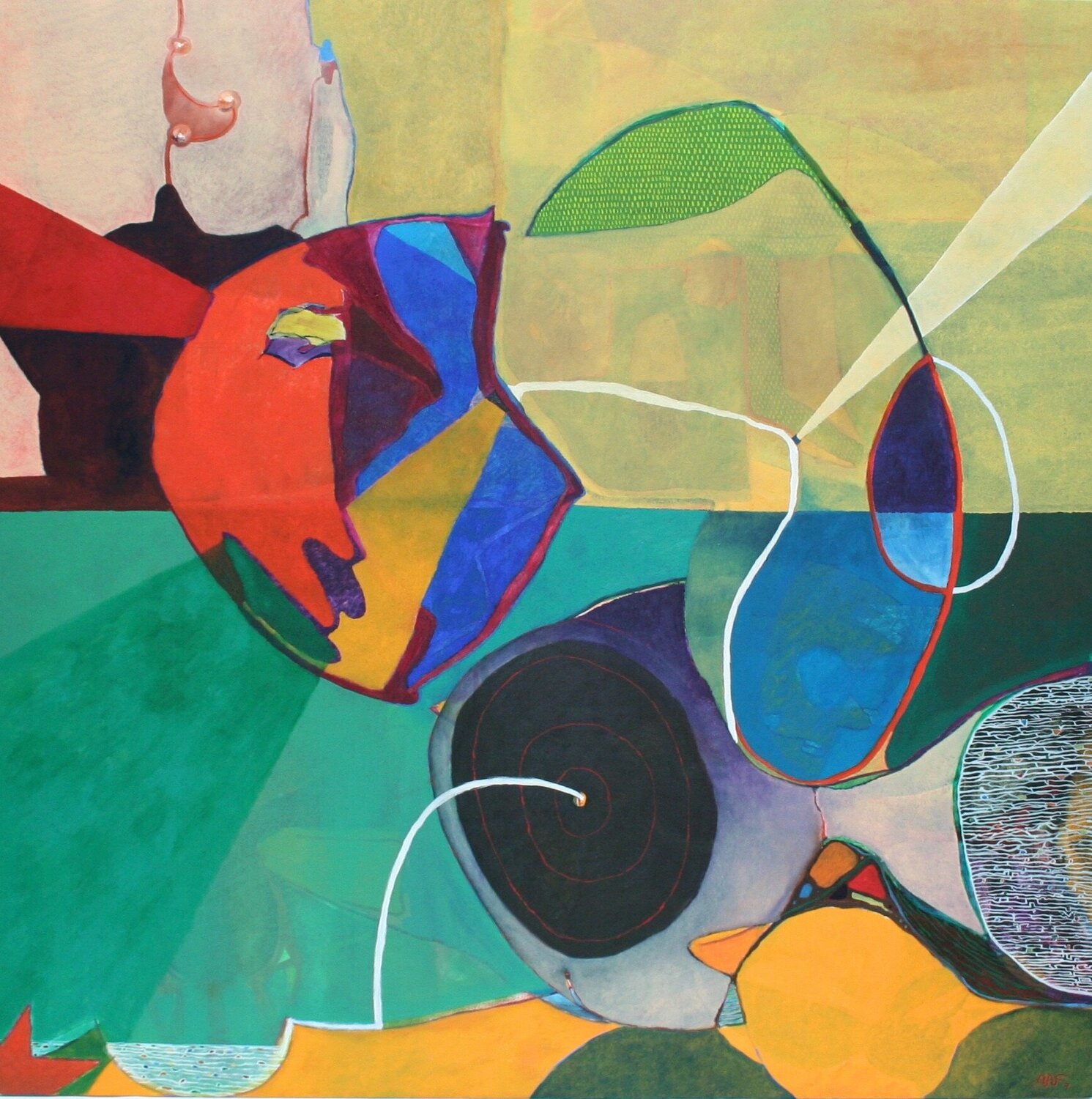 Copdellum Arribas - Forcada Original painting for sale