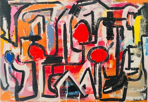 OEUVRE N°  182 by Mr Mindwash, Painting for Sale on Select