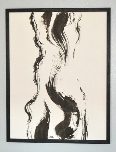 "Trace d'Encre" 2 by Sophie Duplain, Drawing for Sale on Select