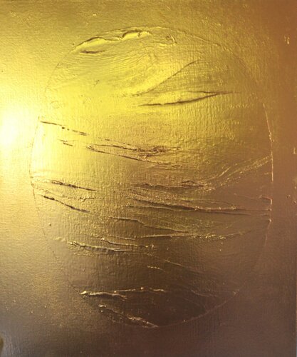 "Gold Stone" by Sophie Duplain, Painting for Sale on Select
