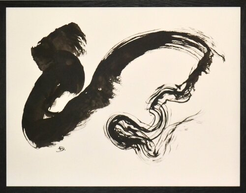 "Encre Noire" 3 by Sophie Duplain, Drawing for Sale on Select