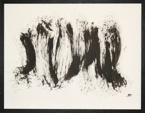 "Encre Noire" 4 by Sophie Duplain, Drawing for Sale on Select